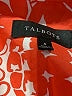 Talbots 100% Cotton Print Orange Blazer Size 6 - photo 6