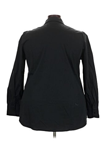 Dennis by Dennis Basso Long Sleeve Button-Down Shirt (view 2)