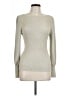 Ann Taylor Metallic Silver Pullover Sweater Size Lg Petite - photo 1