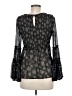 American Eagle Outfitters 100% Polyester Black Long Sleeve Blouse Size M - photo 2
