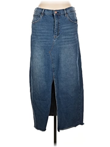 Nicole Miller New York Denim Skirt (view 1)