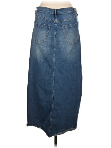 Nicole Miller New York Denim Skirt (view 2)