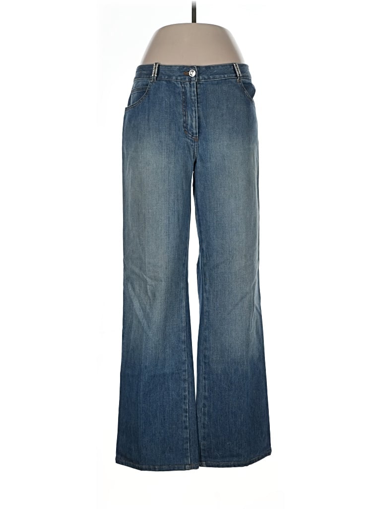 Pre-owned St. John Collection By Marie Gray St. John By Marie Gray Jeans In Blue