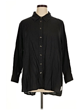 Universal Standard 3/4 Sleeve Button Down Shirt