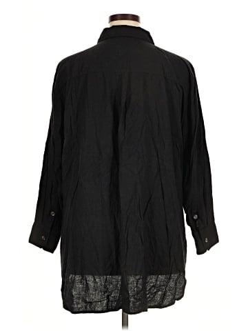Universal Standard 3/4 Sleeve Button-Down Shirt (view 2)