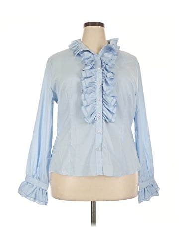 Kate Kasin Long Sleeve Blouse (view 1)
