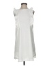 Storee 100% Polyester White Casual Dress Size S - photo 1