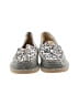 Twisted Animal Print Gray Flats Size 8 1/2 - photo 2