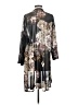 Boho Blu Gray Black Kimono Size S - photo 2
