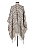 Pinklicious 100% Acrylic Gray Poncho One size - photo 2