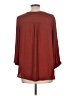 Gap Outlet 100% Polyester Burgundy 3/4 Sleeve Blouse Size L - photo 2