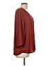 Gap Outlet 100% Polyester Burgundy 3/4 Sleeve Blouse Size L - photo 4