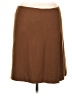 DKNY Solid Brown Wool Skirt Size 14 - photo 1