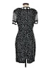 A.J. Bari 100% Silk Graphic Black Cocktail Dress Size 4 - photo 2