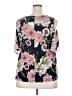Naif Floral Pink Short Sleeve Blouse Size 2X - photo 2