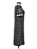 A.J. Bari 100% Silk Graphic Black Cocktail Dress Size 4 - photo 4