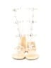 Shoedazzle Ivory Sandals Size 7 1/2 - photo 2
