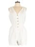Ann Taylor LOFT Solid Ivory Romper Size 12 - photo 1