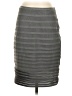 Halston Heritage Solid Gray Wool Skirt Size 4 - photo 1