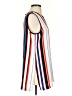 Vince Camuto 100% Polyester Stripes Multi Color White Sleeveless Top Size S - photo 4