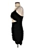 Assorted Brands Solid Black Cocktail Dress Size Med - Lg - photo 5