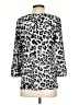 Easywear by Chico's Animal Print Silver 3/4 Sleeve Blouse Size Sm (0) - photo 2