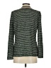 MING WANG Tweed Color Block Green Cardigan Size XS - photo 2