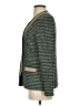 MING WANG Tweed Color Block Green Cardigan Size XS - photo 5