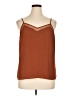 Nine West 100% Polyester Brown Tank Top Size XL - photo 1