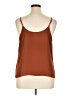 Nine West 100% Polyester Brown Tank Top Size XL - photo 2
