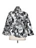 Requirements 100% Cotton Print White Jacket Size 2X - photo 2