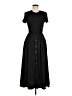 Ramy Brook 100% Polyester Solid Black Casual Dress Size M - photo 1