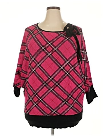 New York & Company 3/4 Sleeve Top (view 1)