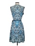 Max Studio Paisley Blue Cocktail Dress Size S - photo 2