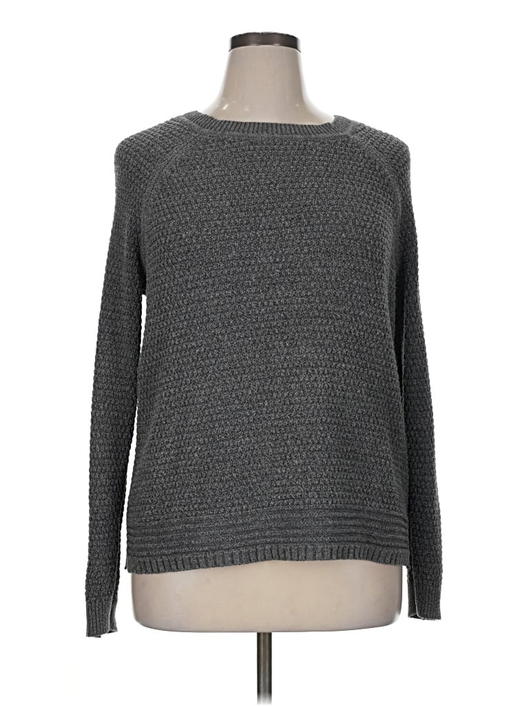 Pre-owned Old Navy Long Sleeve T-shirt In Gray