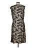 Larry Levine Animal Print Black Cocktail Dress Size L - photo 2