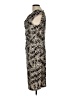 Larry Levine Animal Print Black Cocktail Dress Size L - photo 5