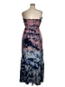 Amadi Tie-dye Blue Tan Cocktail Dress Size M - photo 2