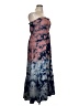 Amadi Tie-dye Blue Tan Cocktail Dress Size M - photo 4