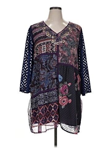 Soft Surroundings 3/4 Sleeve Blouse (view 1)