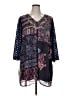 Soft Surroundings Purple 3/4 Sleeve Blouse Size XL - photo 1