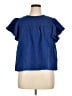 Lularoe Blue Short Sleeve Blouse Size XL - photo 1