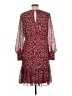 L.K. Bennett 100% Polyester Animal Print Burgundy Cocktail Dress Size 10 - photo 2