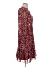 L.K. Bennett 100% Polyester Animal Print Burgundy Cocktail Dress Size 10 - photo 4
