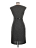 Connected Apparel 100% Polyester Tweed Gray Casual Dress Size 12 - photo 2