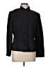 Talbots 100% Linen Solid Black Blazer Size 12 - photo 1