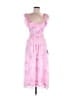 Lulus 100% Polyester Hearts Pink Cocktail Dress Size S - photo 1
