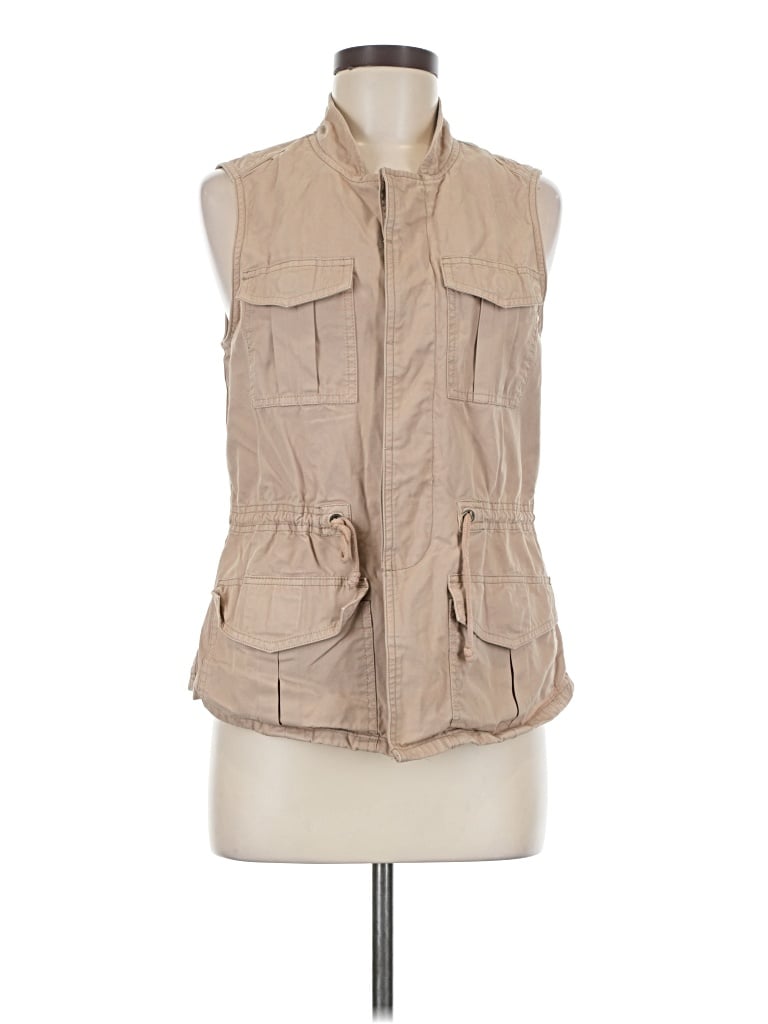 Pre-owned American Eagle Outfitters Vest In Tan