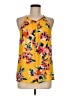 Papermoon 100% Polyester Yellow Sleeveless Blouse Size M - photo 1