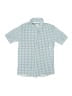 Sovereign Code Checkered-gingham Blue Short Sleeve Button-Down Shirt Size 14 - photo 1